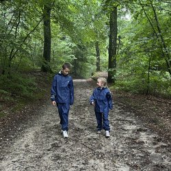 Regnst 2-delt til brn i bl