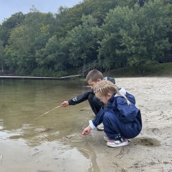 Regnst 2-delt til brn i bl