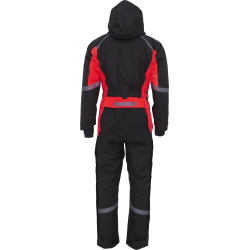 Dame vinterkedeldragt rd/sort