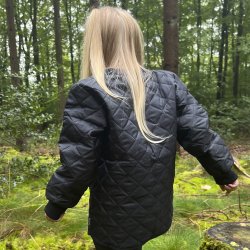 Termojakke brn med rib