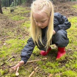 Termojakke brn med rib
