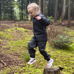 Termojakke brn med rib