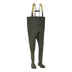 PVC waders med korte Dunlop stvler
