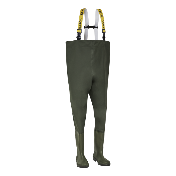 PVC waders med korte Dunlop stvler