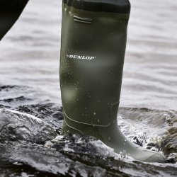 PVC waders med Dunlop st�vler